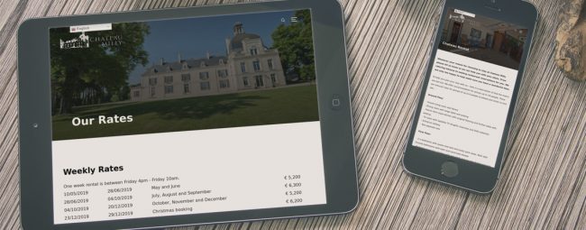 Chateau Website Design