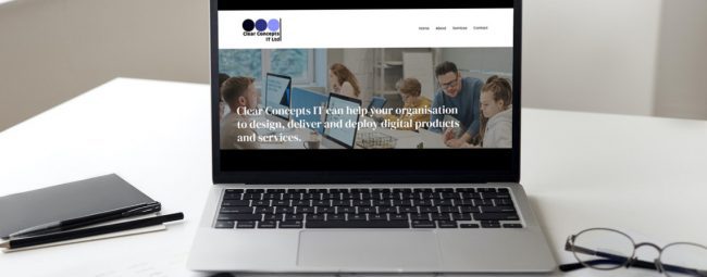 Computer Company Website Design