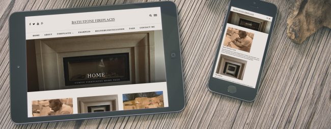 Fireplace Company Website Design