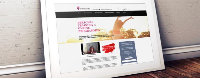 Personal Trainer Website Design