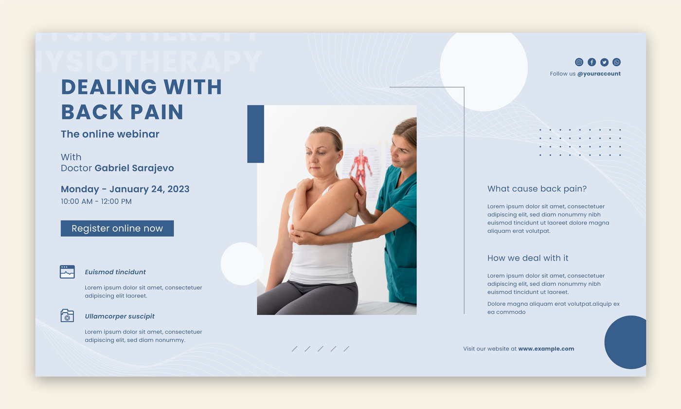 Chiropractor website design services